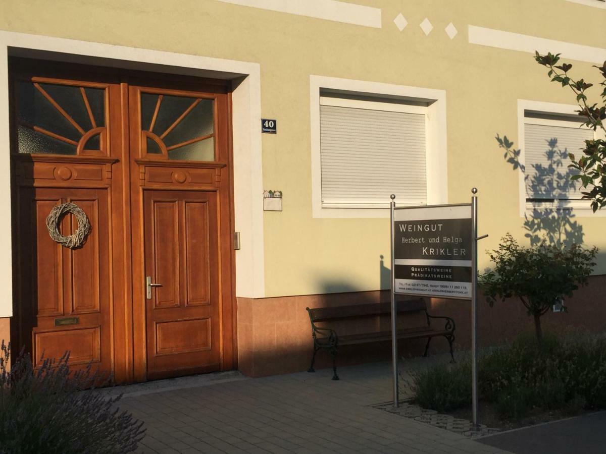 Apartmán Weingut Krikler Weiden am See Exteriér fotografie